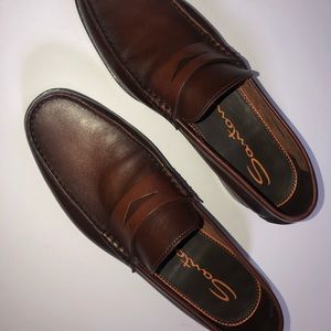 Santoni Men’s Leather Loafers
